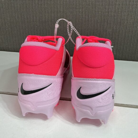 Nike Alpha Menace 4 Pro Agility Football Cleats Size 11 Pink/Black Mens Athletic - Picture 4 of 8